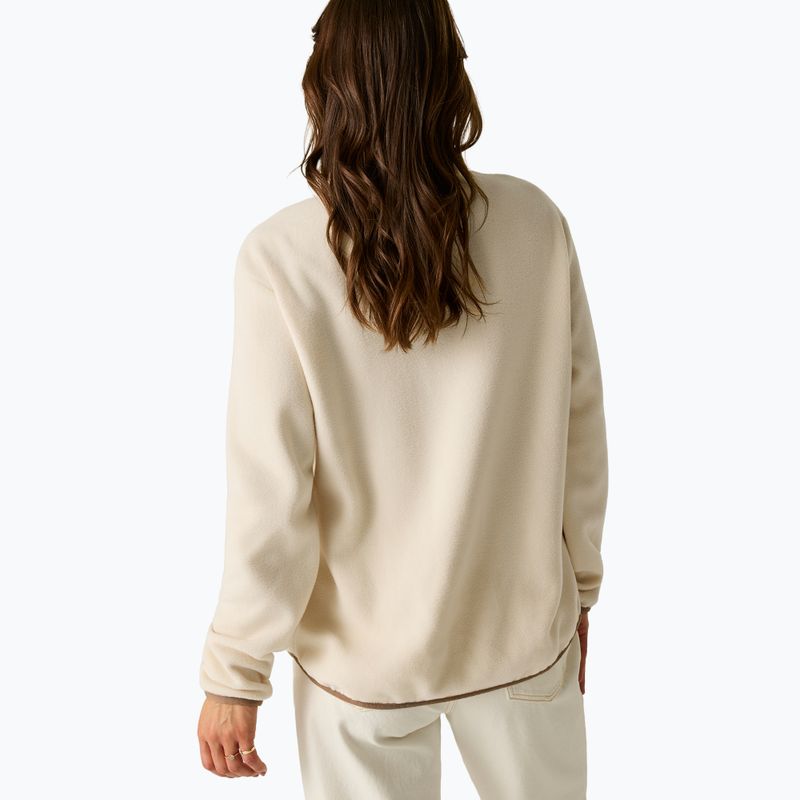 Női polár pulóver Regatta Frankie Half Zip light vanilla/mocha 4