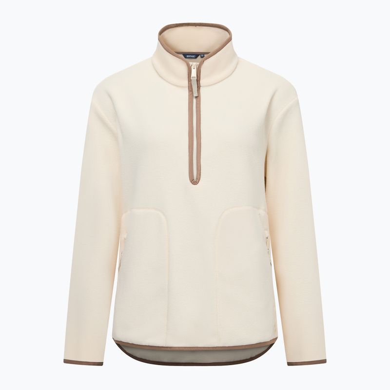 Női polár pulóver Regatta Frankie Half Zip light vanilla/mocha 8