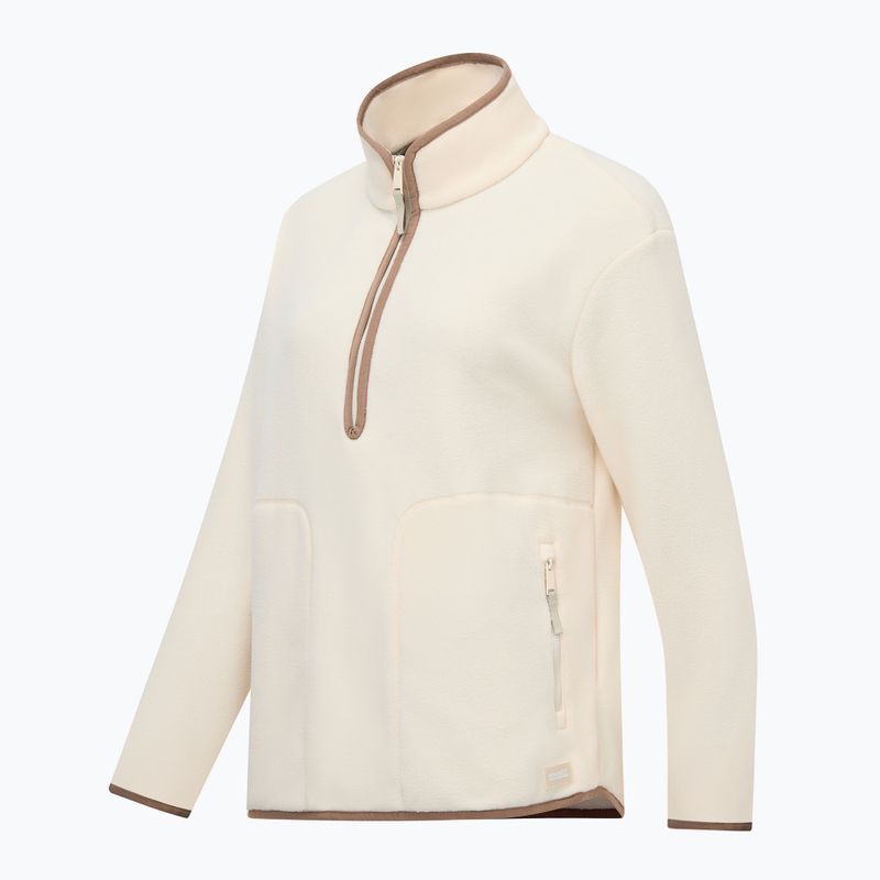 Női polár pulóver Regatta Frankie Half Zip light vanilla/mocha 10