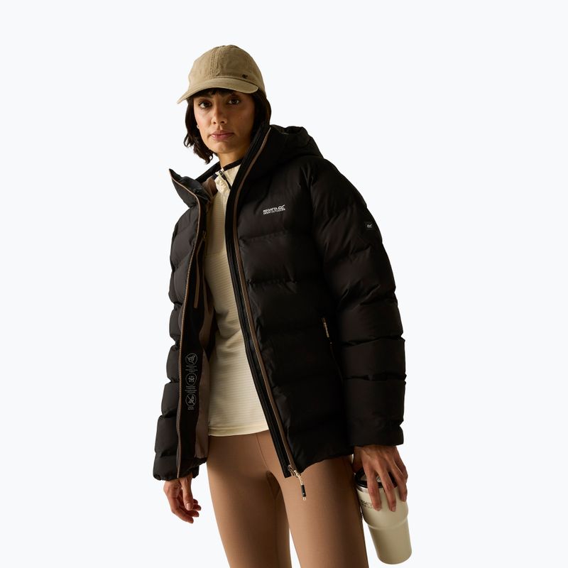 Női bélelt kabát REGATTA Altoro Thermal black/mocha 4