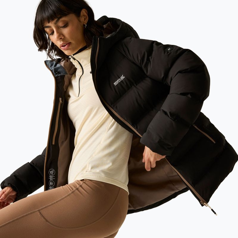Női bélelt kabát REGATTA Altoro Thermal black/mocha 6