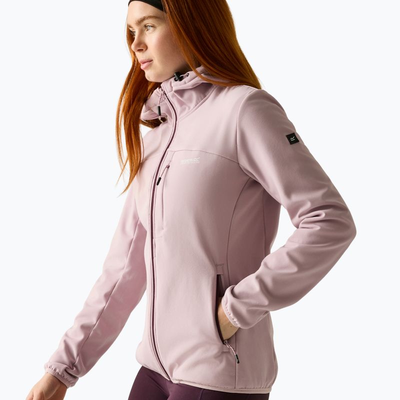 Női softshell dzseki REGATTA Ossek powder lilac 4