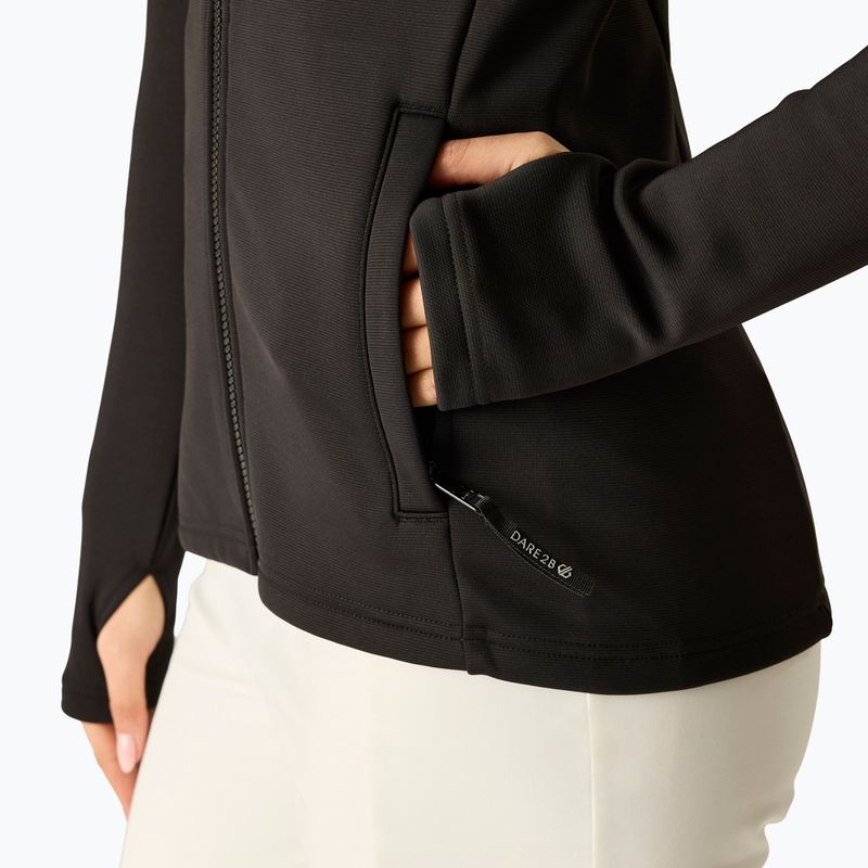 Női pulóver Dare 2b Glacier Midlayer black 7