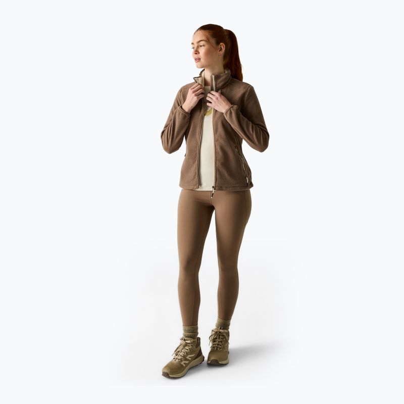Női polár pulóver Regatta Floreo IV mocha/light vanilla 2