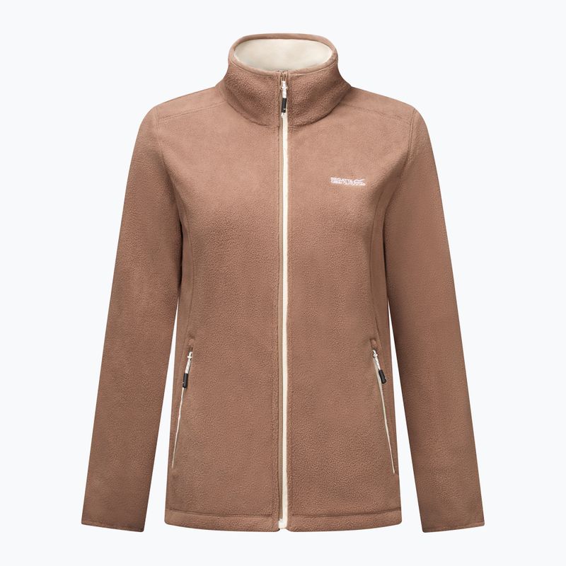 Női polár pulóver Regatta Floreo IV mocha/light vanilla 7