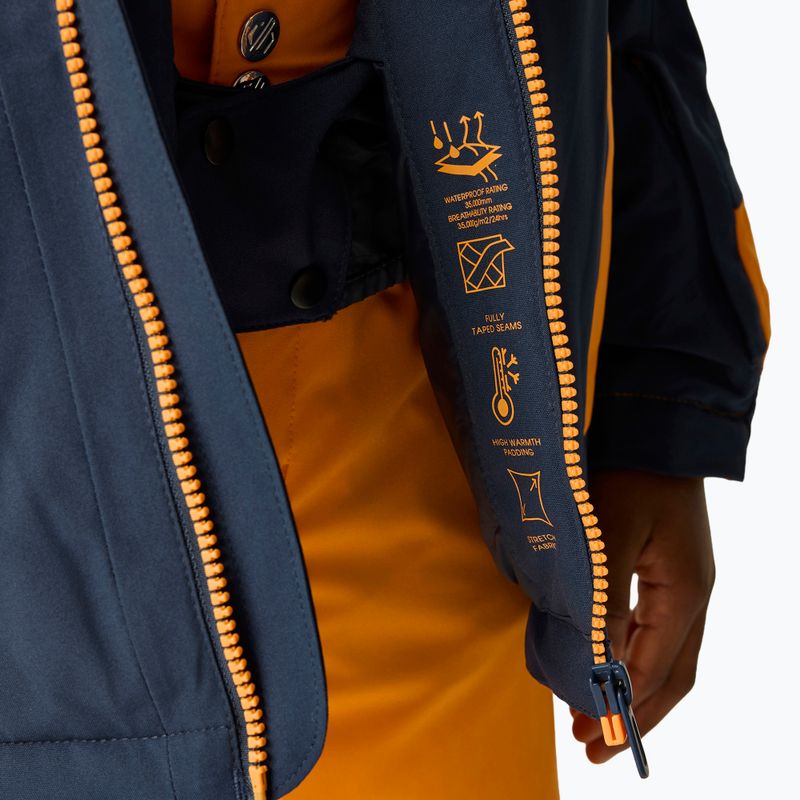 Gyerek síkabát Dare2B Rip It Jacket navy/electric orange 7