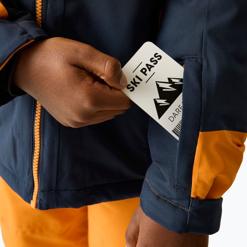 Gyerek síkabát Dare2B Rip It Jacket navy/electric orange 8