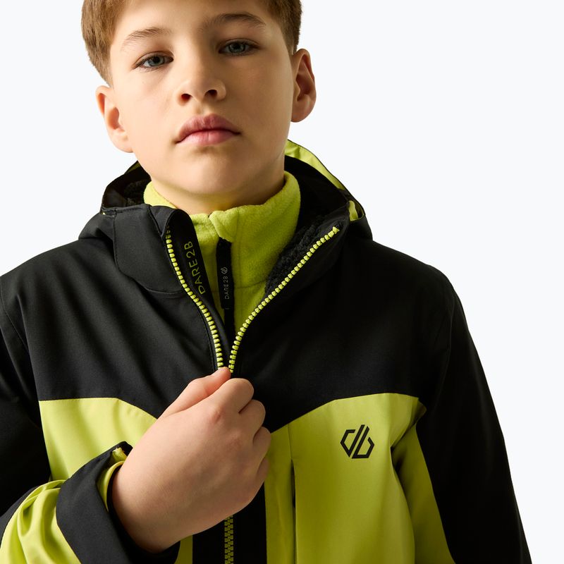Gyerek síkabát Dare2B Rip It Jacket black/wild lime 5