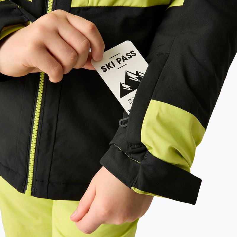 Gyerek síkabát Dare2B Rip It Jacket black/wild lime 8