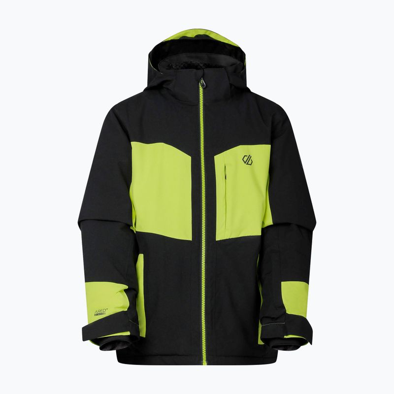 Gyerek síkabát Dare2B Rip It Jacket black/wild lime 10