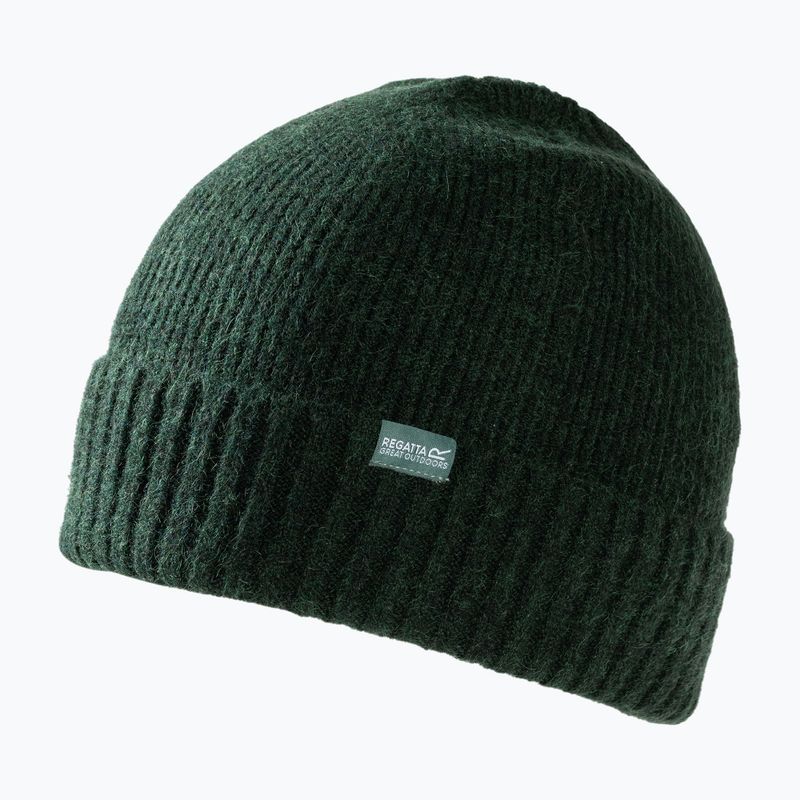 Női téli sapka REGATTA Ribbed Basic deep pine 2