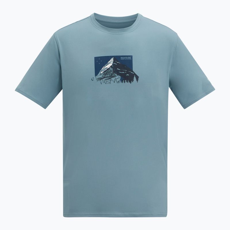 Férfi trekking póló REGATTA Fingal Stretch dusky blue 6