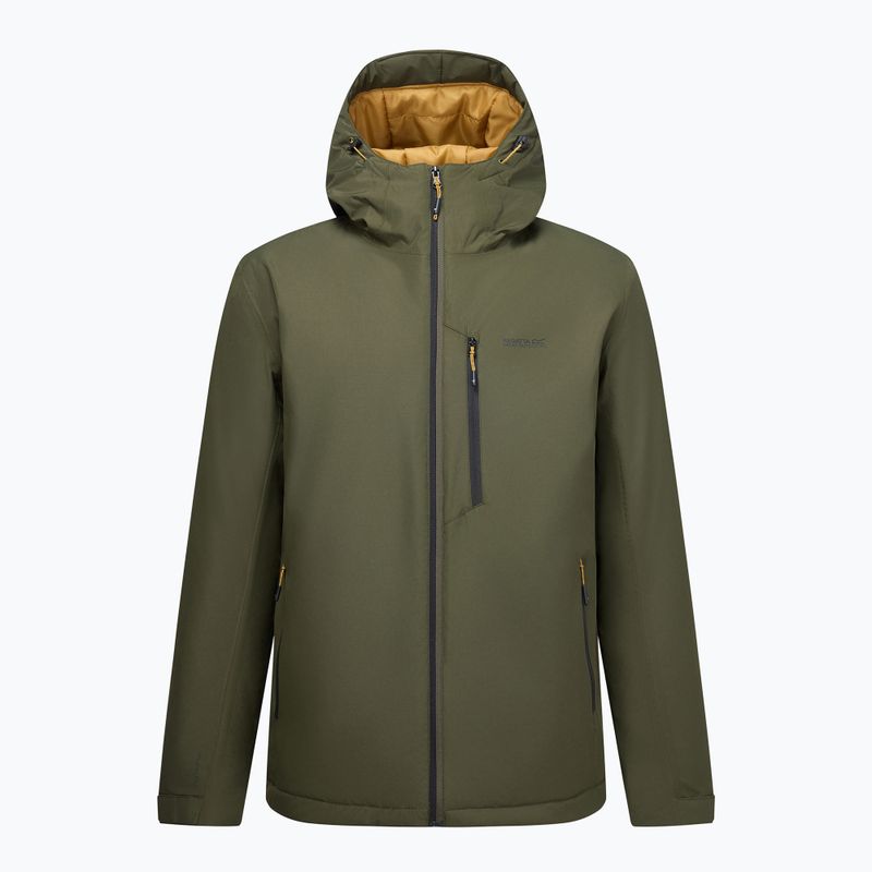 Férfi esőkabát REGATTA Allston dark khaki/wood brown 10