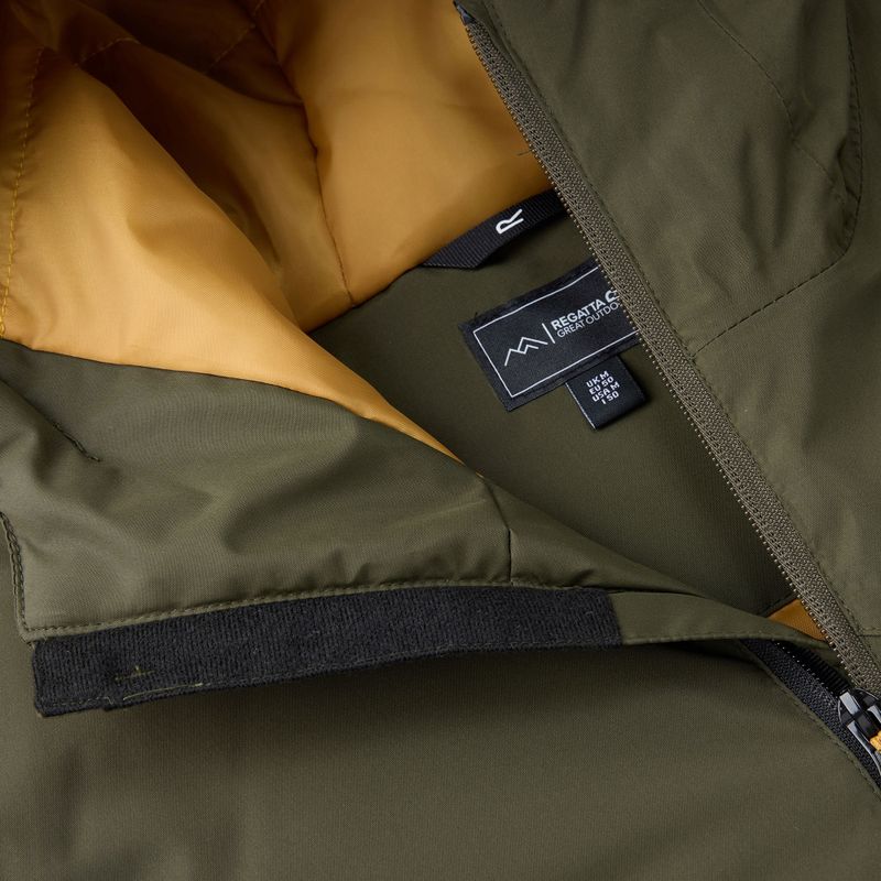 Férfi esőkabát REGATTA Allston dark khaki/wood brown 13