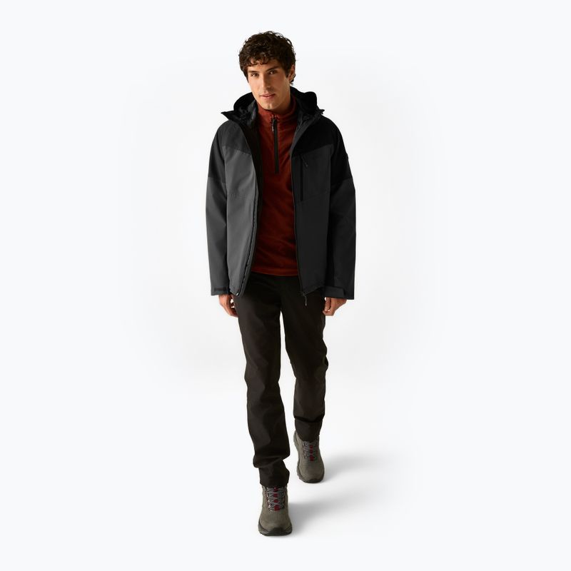 Férfi 3 az 1-ben kabát Regatta Wentwood 3in1 ash/black 2