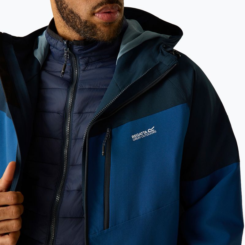 Férfi 3 az 1-ben kabát REGATTA Wentwood 3in1 aviator blue/navy 6