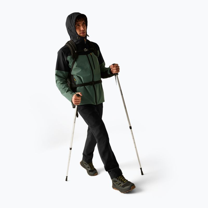 Férfi 3 az 1-ben kabát REGATTA Wentwood 3in1 dark forest green/black 2