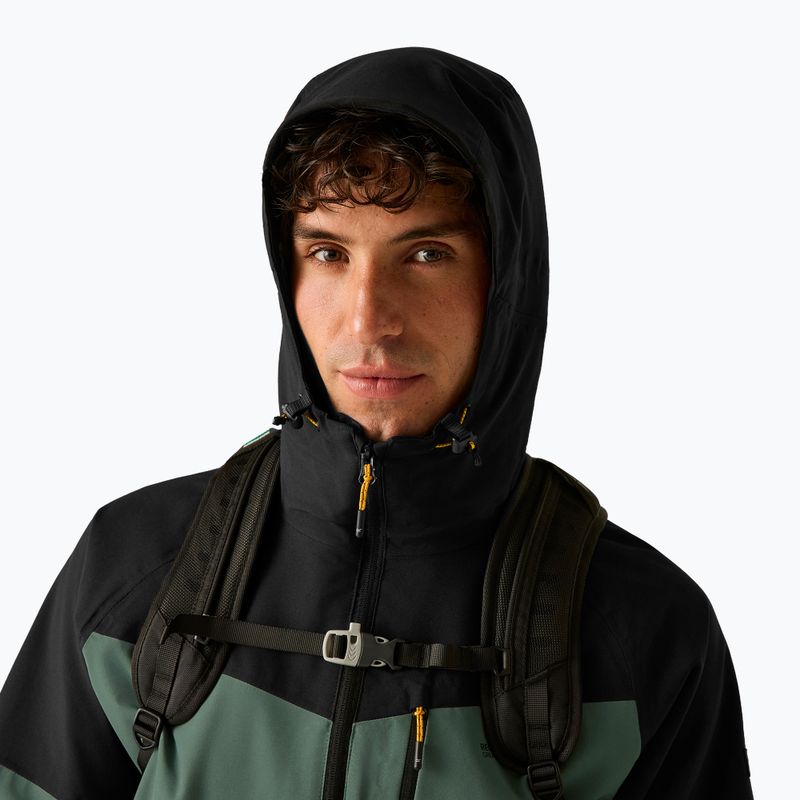 Férfi 3 az 1-ben kabát REGATTA Wentwood 3in1 dark forest green/black 6