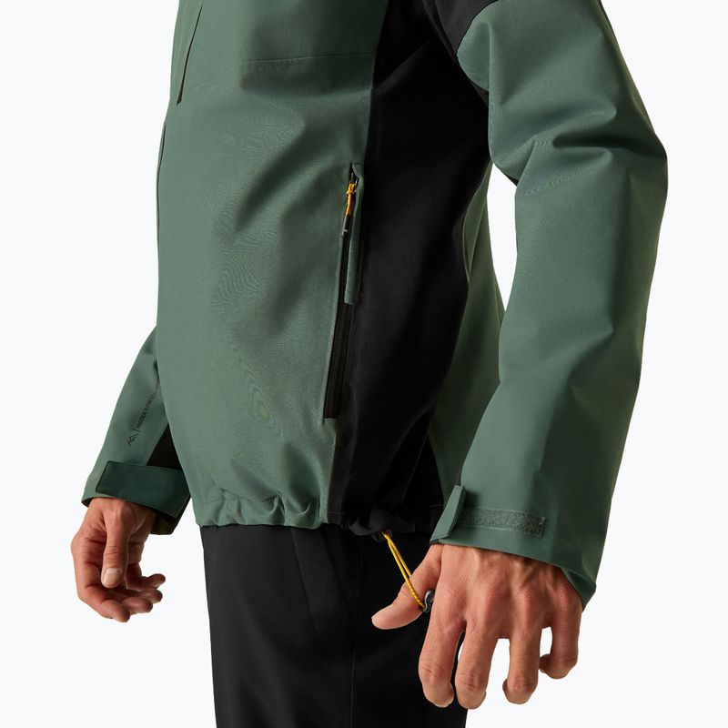 Férfi 3 az 1-ben kabát REGATTA Wentwood 3in1 dark forest green/black 9