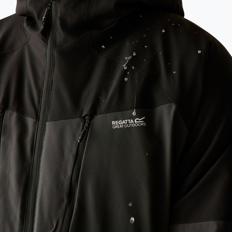 Férfi esőkabát Regatta Highton Stretch Padded Jacket ash/black 9