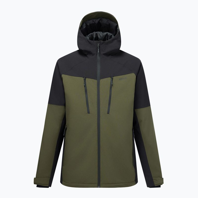 Férfi esőkabát REGATTA Highton Stretch Padded dark khaki/black 10