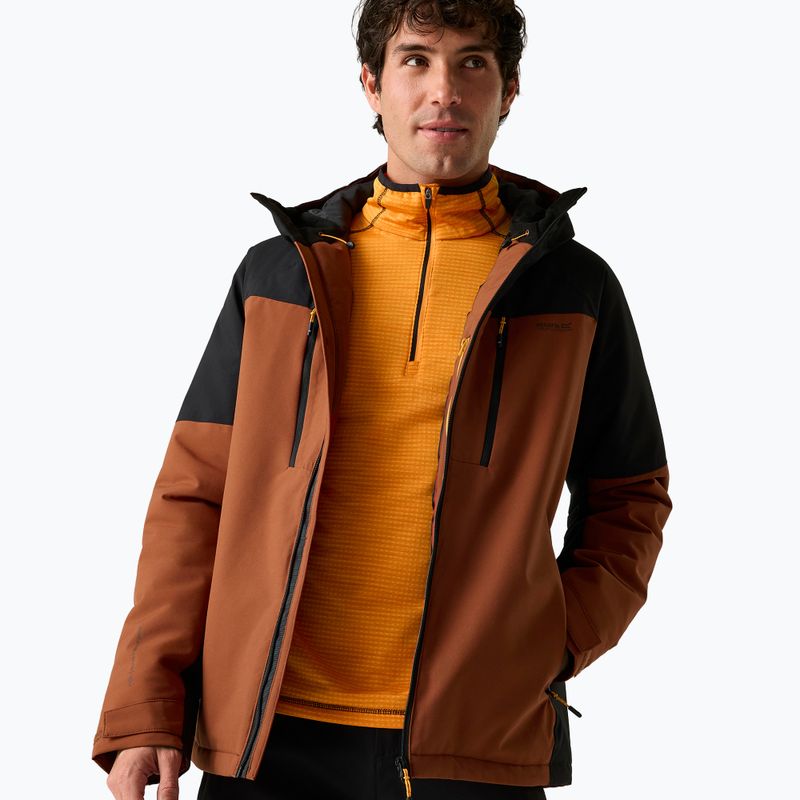 Férfi esőkabát Regatta Highton Stretch Padded Jacket burnt henna/black 6