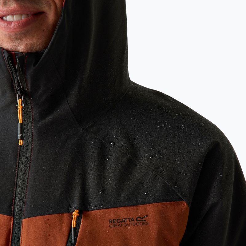 Férfi esőkabát Regatta Highton Stretch Padded Jacket burnt henna/black 8