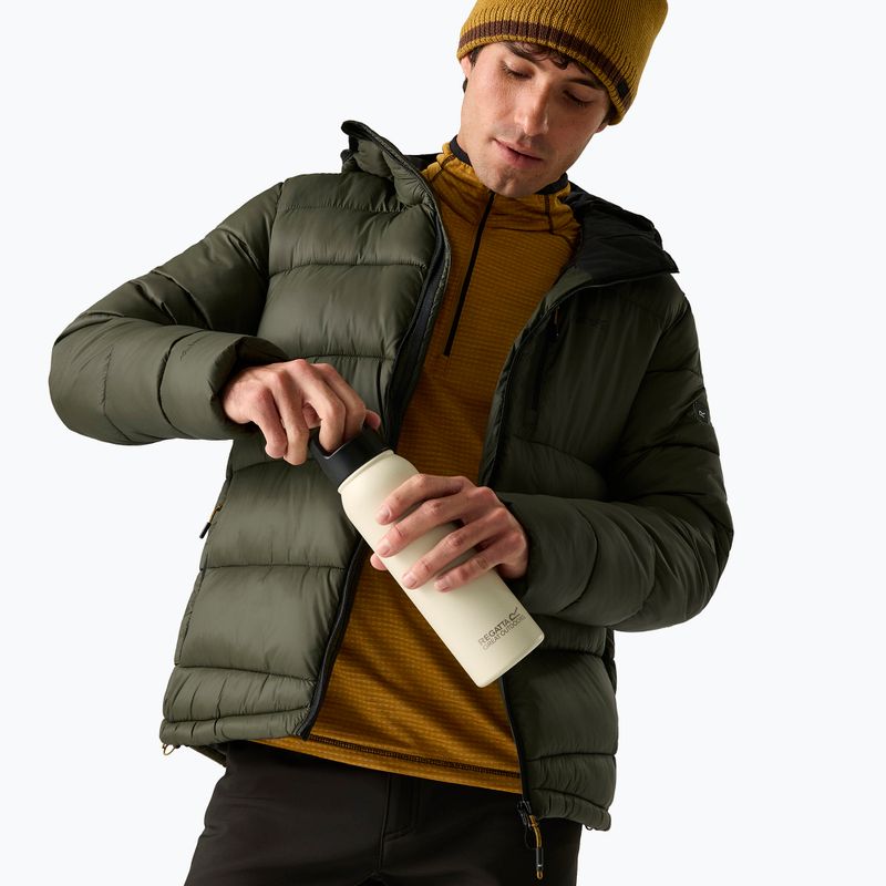 Férfi bélelt kabát REGATTA Munaro dark khaki 5