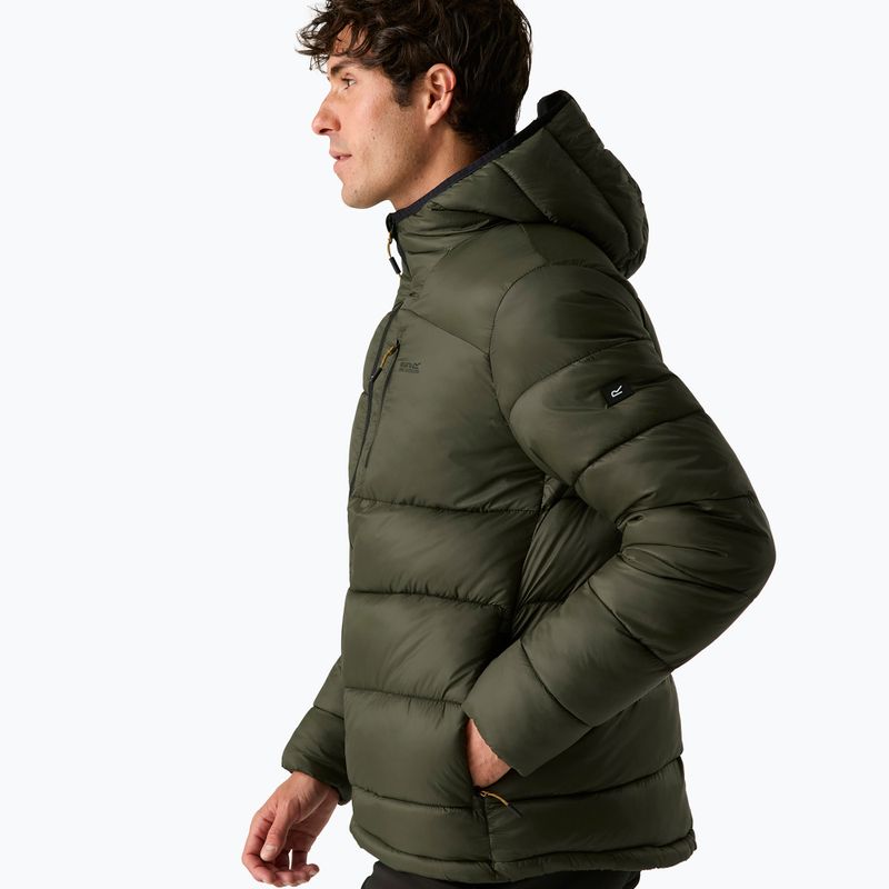 Férfi bélelt kabát REGATTA Munaro dark khaki 7