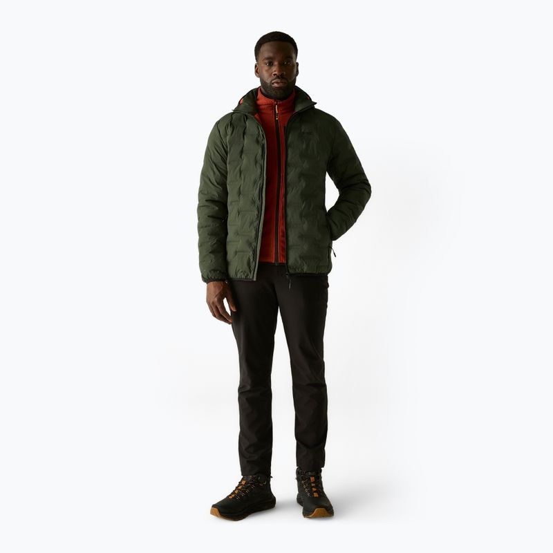 Férfi bélelt kabát REGATTA Astrel dark khaki/rooibos tea 2