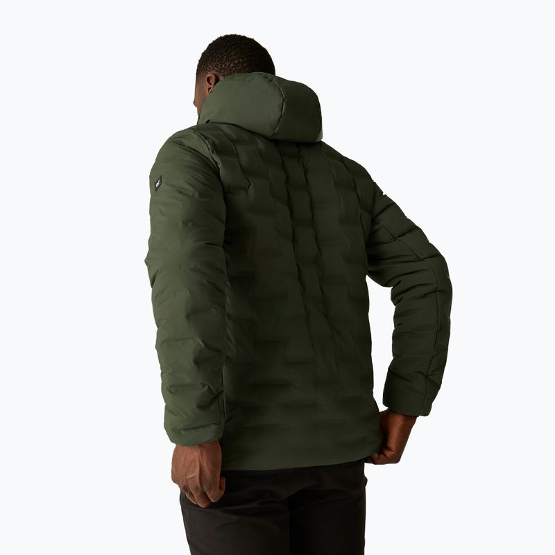 Férfi bélelt kabát REGATTA Astrel dark khaki/rooibos tea 3