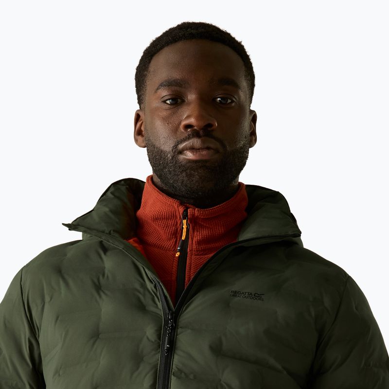 Férfi bélelt kabát REGATTA Astrel dark khaki/rooibos tea 6