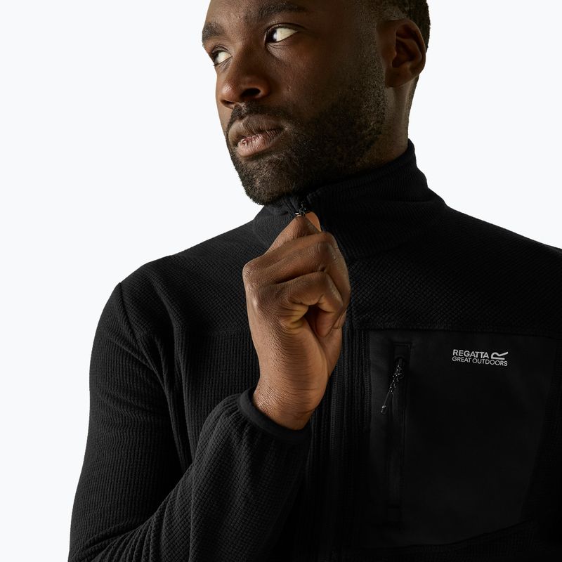 Férfi polár pulóver REGATTA Eadle black 6