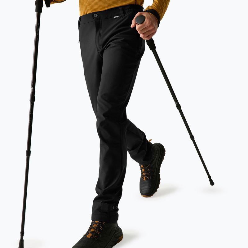 Férfi softshell nadrág REGATTA Geo Softshell black 3
