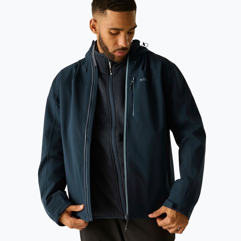 Férfi esőkabát REGATTA Birchdale II navy/dusky blue 5