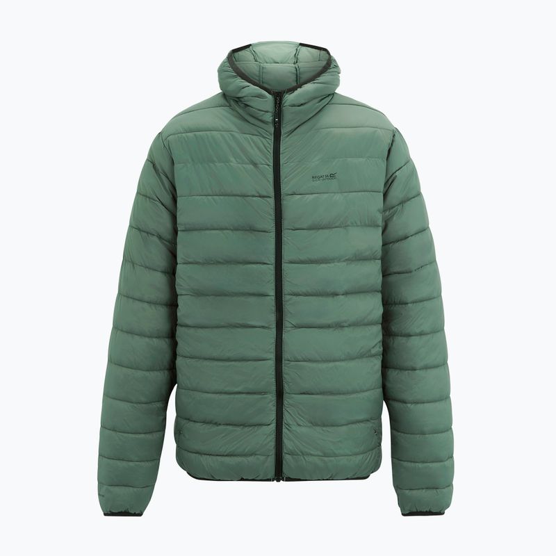 Férfi pehelykabát REGATTA Hooded Marizion dark forest green