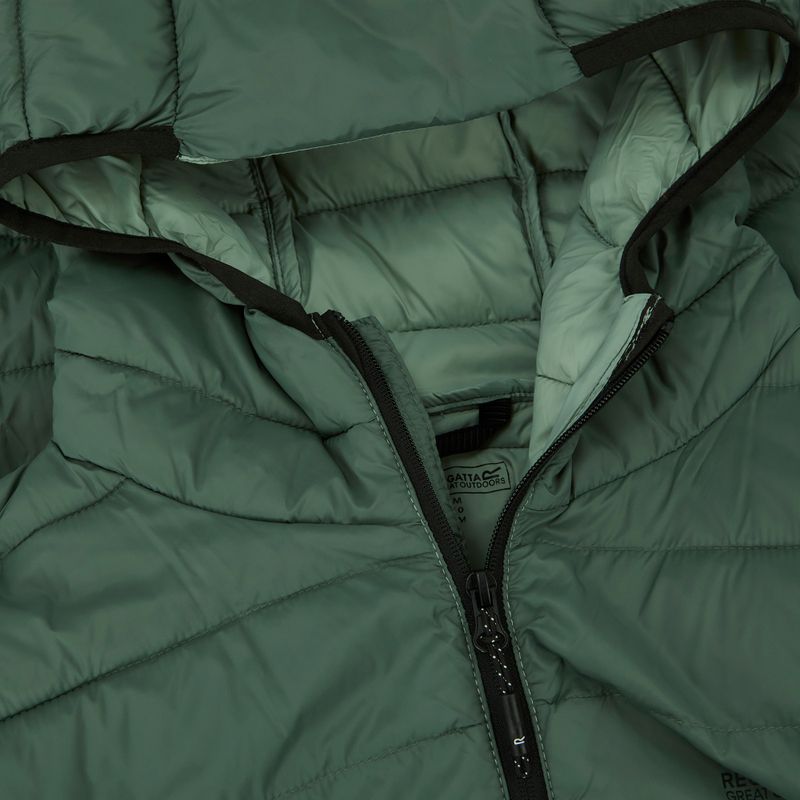 Férfi pehelykabát REGATTA Hooded Marizion dark forest green 4