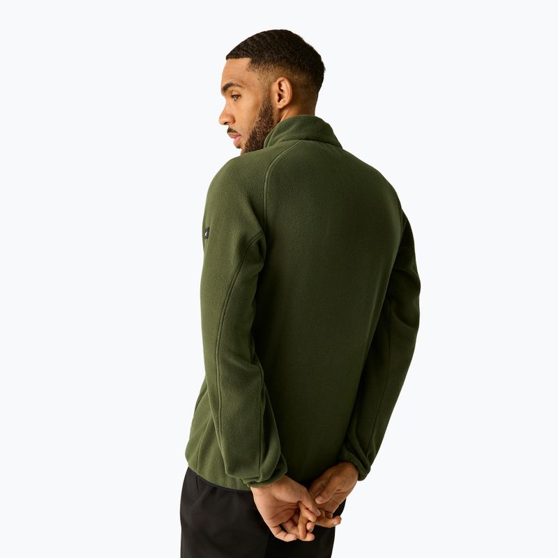 Férfi polár pulóver REGATTA Hadfield dark khaki 4