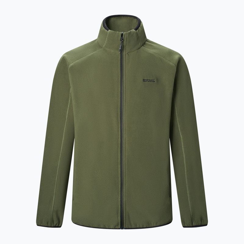 Férfi polár pulóver REGATTA Hadfield dark khaki 7