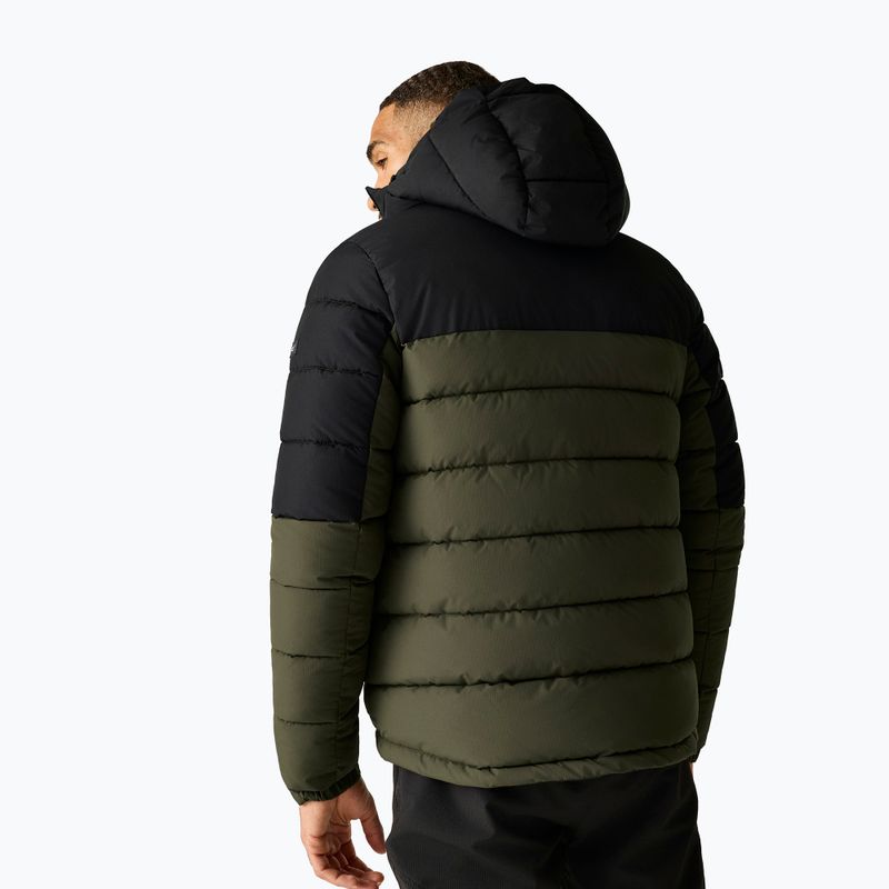 Férfi bélelt kabát REGATTA Aldthron dark khaki/black 3