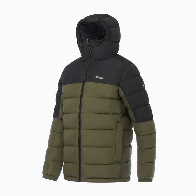 Férfi bélelt kabát REGATTA Aldthron dark khaki/black 10