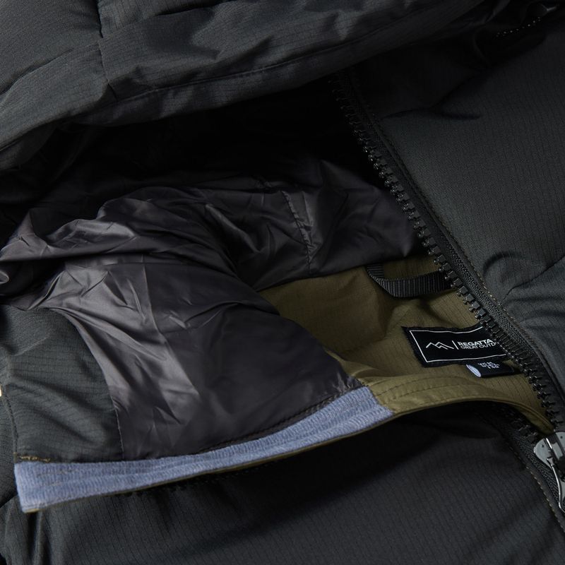 Férfi bélelt kabát REGATTA Aldthron dark khaki/black 11