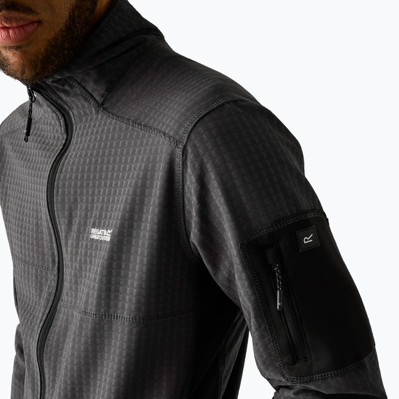 Férfi pulóver REGATTA Baslinn ash/black 7