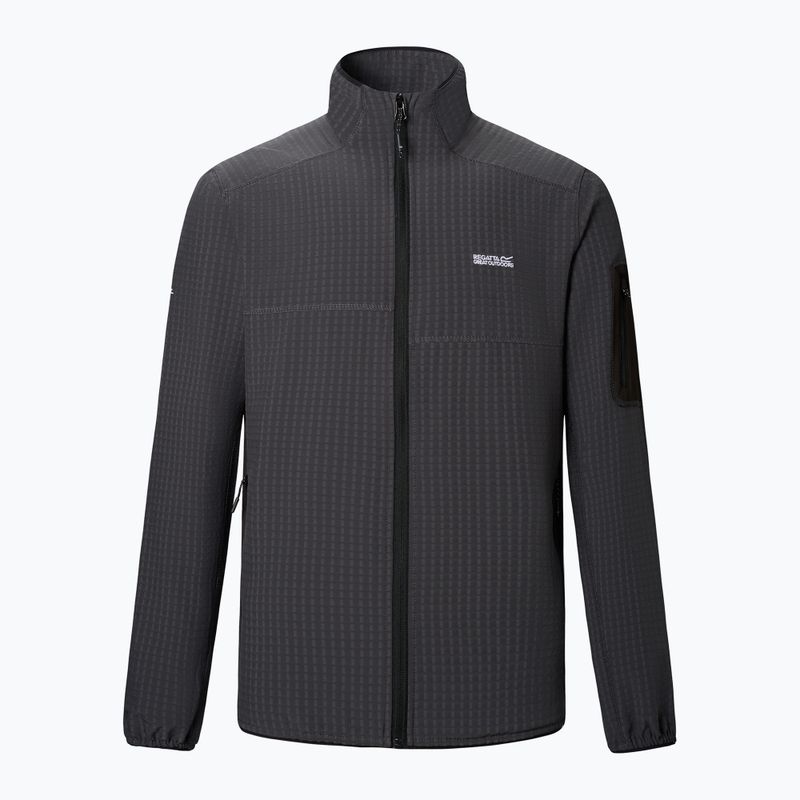 Férfi pulóver REGATTA Baslinn ash/black 8