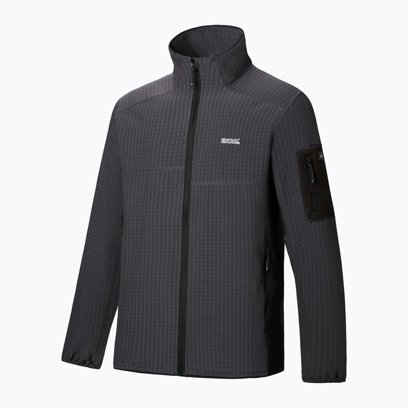Férfi pulóver REGATTA Baslinn ash/black 10