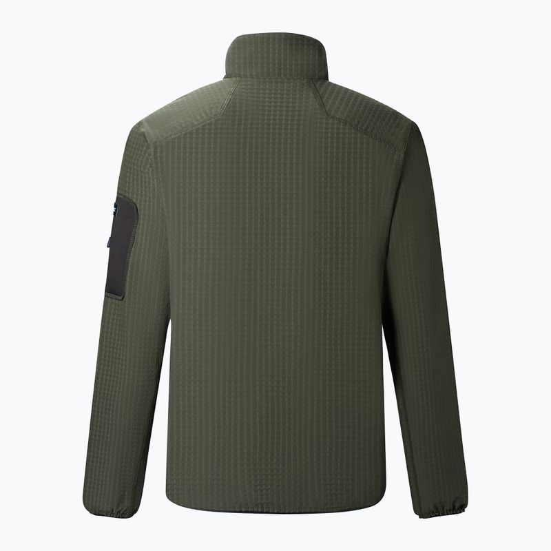 Férfi pulóver REGATTA Baslinn dark khaki/black 9