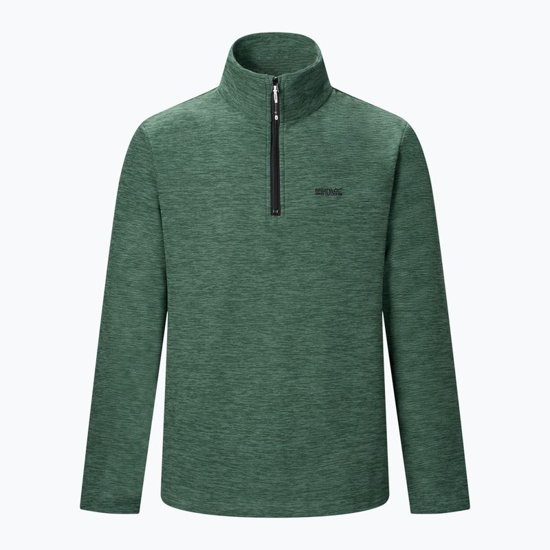 Férfi polár pulóver Regatta Thompson Marl dark forest green 6
