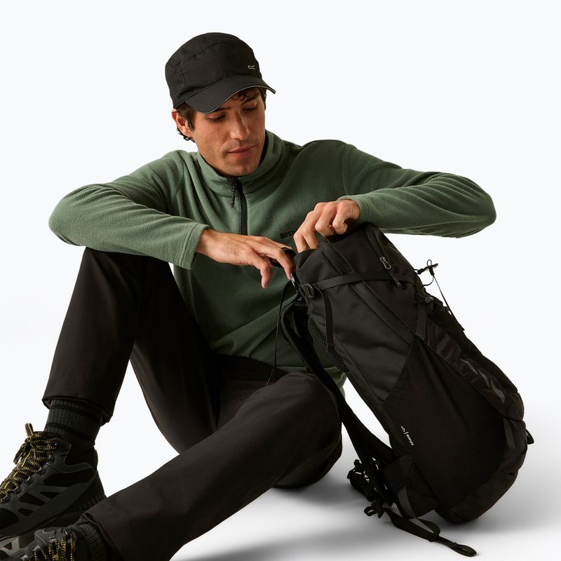 Férfi polár pulóver Regatta Thompson dark forest green 4