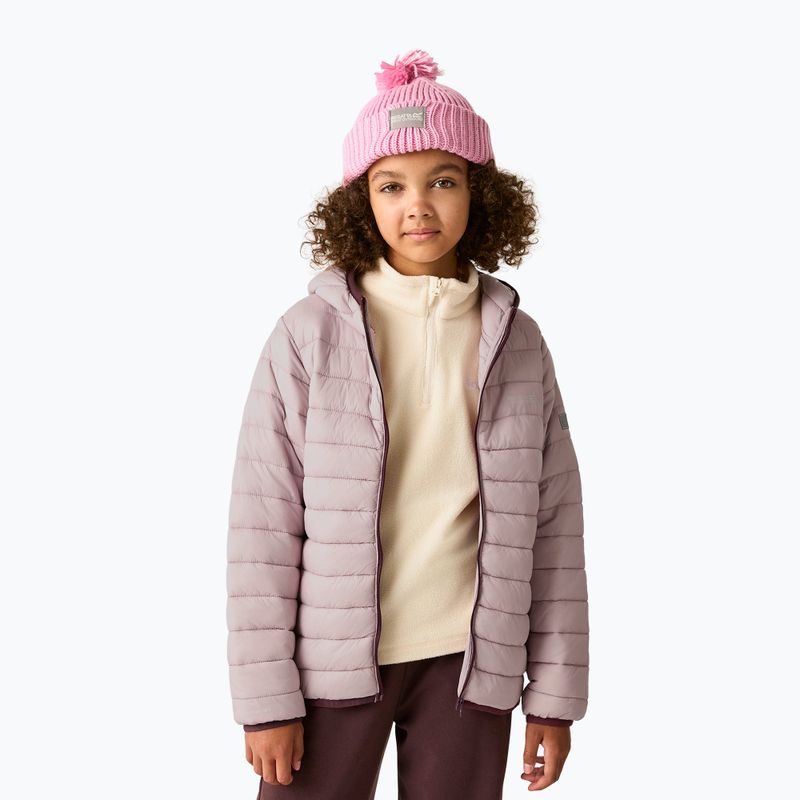 Gyermek pehelykabát Regatta Hooded Marizion powder lilac 7