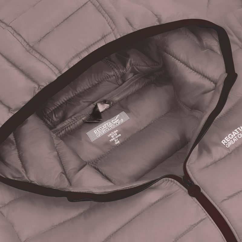 Gyermek pehelykabát Regatta Hooded Marizion powder lilac 4